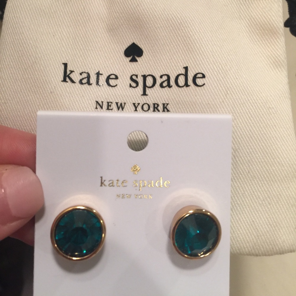 Kate Spade emerald earrings